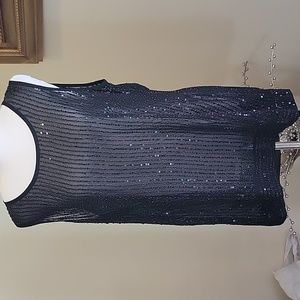 Eileen Fisher Embroidered tunic 42 inch chest, size XL